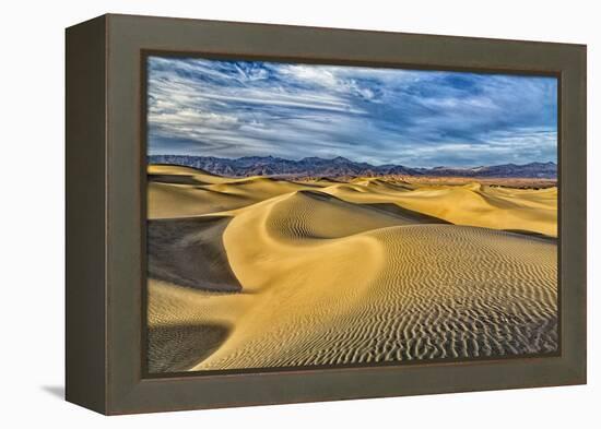 USA, Bishop, California. Death Valley National Park, sand dunes-Joe Restuccia III-Framed Premier Image Canvas