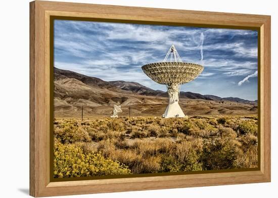 USA, Bishop, California. The Owens Valley Radio Observatory-Joe Restuccia III-Framed Premier Image Canvas