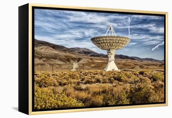 USA, Bishop, California. The Owens Valley Radio Observatory-Joe Restuccia III-Framed Premier Image Canvas