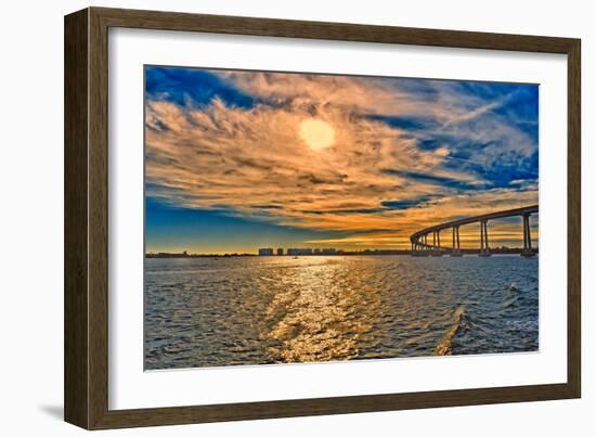 USA, Ca, San Diego Coronado Bay Bridge-Rona Schwarz-Framed Photographic Print