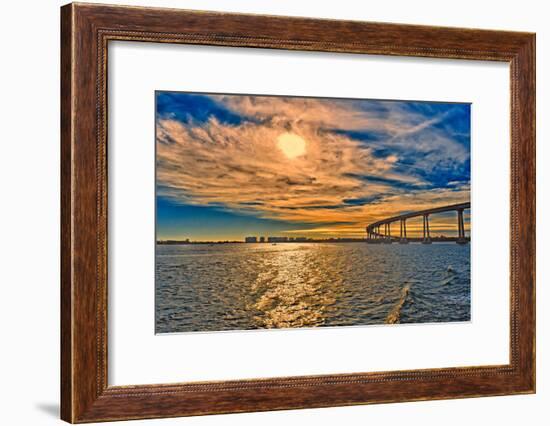 USA, Ca, San Diego Coronado Bay Bridge-Rona Schwarz-Framed Photographic Print