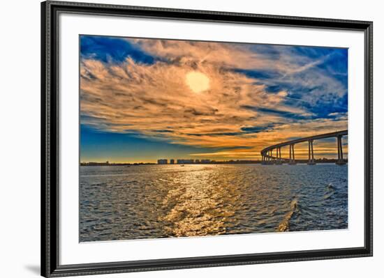 USA, Ca, San Diego Coronado Bay Bridge-Rona Schwarz-Framed Photographic Print