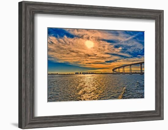 USA, Ca, San Diego Coronado Bay Bridge-Rona Schwarz-Framed Photographic Print