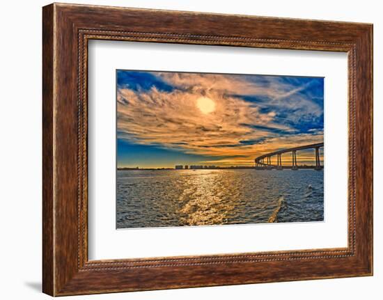 USA, Ca, San Diego Coronado Bay Bridge-Rona Schwarz-Framed Photographic Print