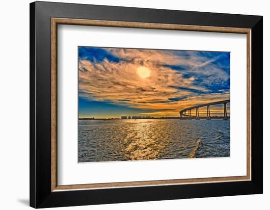 USA, Ca, San Diego Coronado Bay Bridge-Rona Schwarz-Framed Photographic Print