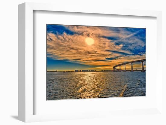 USA, Ca, San Diego Coronado Bay Bridge-Rona Schwarz-Framed Photographic Print