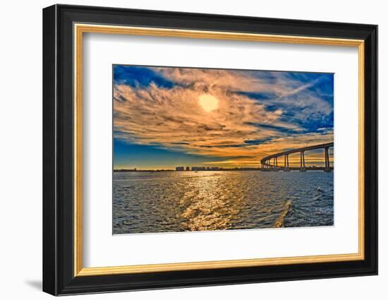 USA, Ca, San Diego Coronado Bay Bridge-Rona Schwarz-Framed Photographic Print