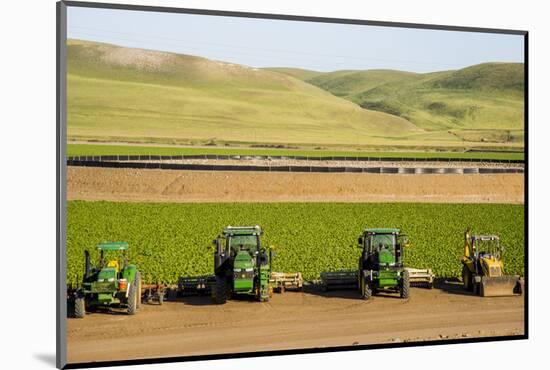 USA, California. Agricultural fields outside King City-Alison Jones-Mounted Photographic Print