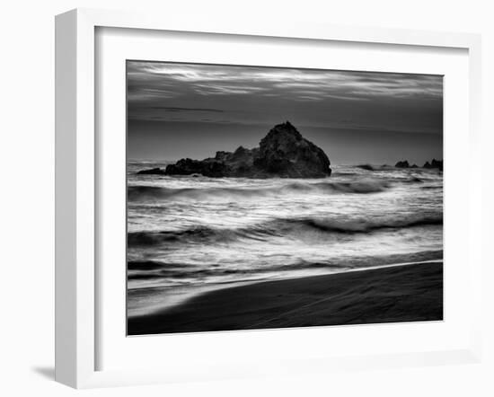 USA, California, Big Sur. Dusk at Pfeiffer Beach-Ann Collins-Framed Photographic Print