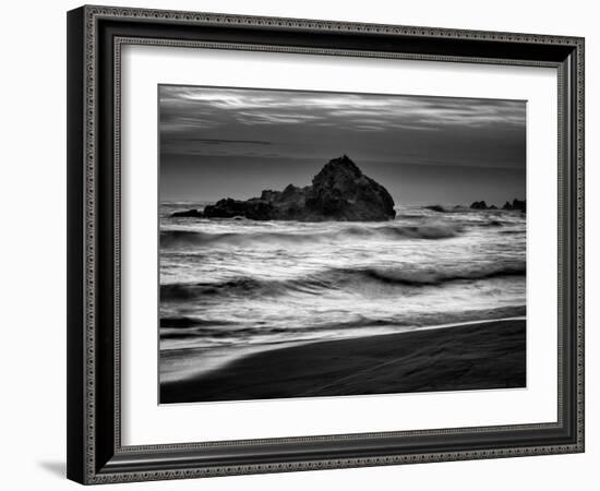 USA, California, Big Sur. Dusk at Pfeiffer Beach-Ann Collins-Framed Photographic Print