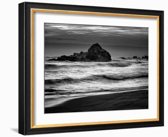 USA, California, Big Sur. Dusk at Pfeiffer Beach-Ann Collins-Framed Photographic Print