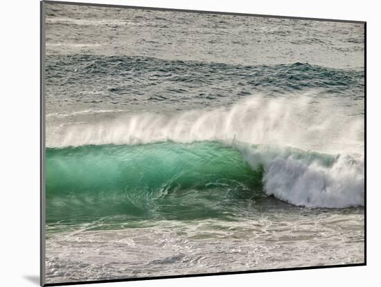 USA, California, Big Sur, Green Backlit Wave at Garrapata State Beach-Ann Collins-Mounted Photographic Print