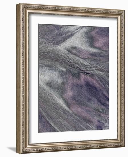 USA, California, Big Sur. Patterns in beach sand.-Jaynes Gallery-Framed Photographic Print