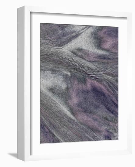 USA, California, Big Sur. Patterns in beach sand.-Jaynes Gallery-Framed Photographic Print