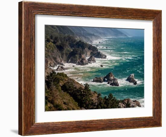 USA, California, Big Sur. Sunny day on the Central Coast-Ann Collins-Framed Photographic Print