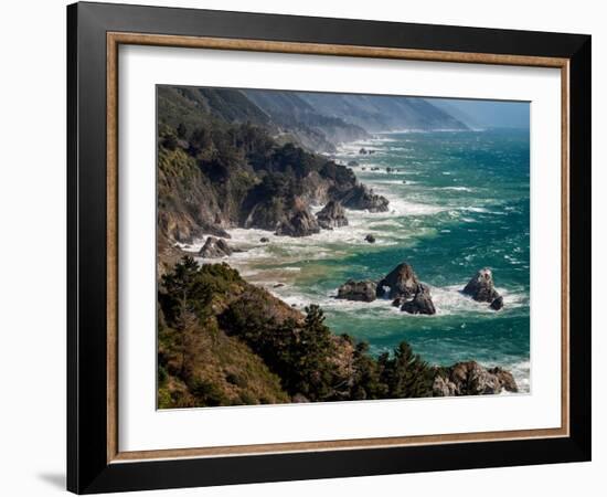 USA, California, Big Sur. Sunny day on the Central Coast-Ann Collins-Framed Photographic Print