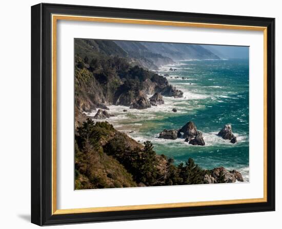 USA, California, Big Sur. Sunny day on the Central Coast-Ann Collins-Framed Photographic Print