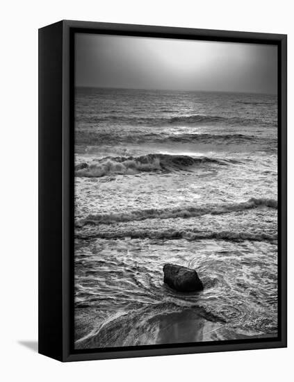 USA, California, Big Sur. Sunset at Garrapata State Beach-Ann Collins-Framed Premier Image Canvas