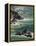 USA, California, Big Sur. Waves Hit Coast and Rocks-Ann Collins-Framed Premier Image Canvas
