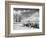 USA, California, Bishop. Snow-Covered Vintage Wagon in Owens Valley-Dennis Flaherty-Framed Photographic Print