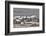 USA, California, Bodie. Abandoned Buildings in Snowfall-Don Paulson-Framed Photographic Print