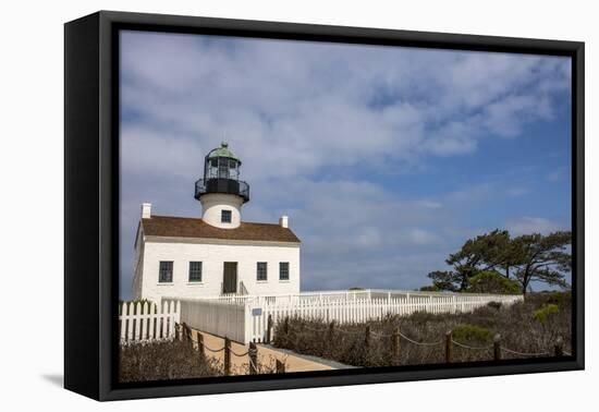 USA, California, Cabrillo National Monument, Old Point Loma Lighthouse-Peter Hawkins-Framed Premier Image Canvas