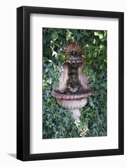 USA, California, Carmel. Holman Ranch Hacienda Fountain-Kymri Wilt-Framed Photographic Print