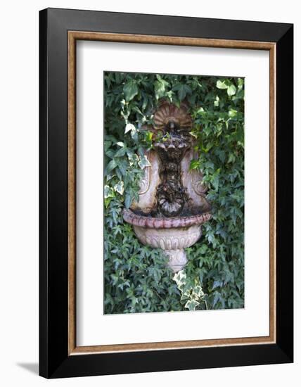 USA, California, Carmel. Holman Ranch Hacienda Fountain-Kymri Wilt-Framed Photographic Print