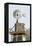 USA California. Cayucos, old wooden water tower with windmill for pumping-Alison Jones-Framed Premier Image Canvas