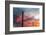 USA, California, Central Valley, Vernalis, off Route 132, sunset-Alison Jones-Framed Photographic Print