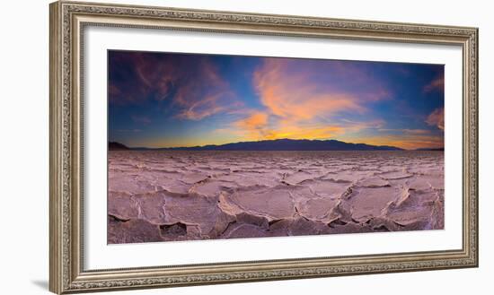 Usa, California, Death Valley National Park, Badwater Basin, Lowest Point in North America-Alan Copson-Framed Photographic Print