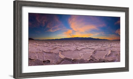 Usa, California, Death Valley National Park, Badwater Basin, Lowest Point in North America-Alan Copson-Framed Photographic Print