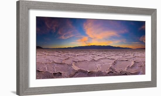 Usa, California, Death Valley National Park, Badwater Basin, Lowest Point in North America-Alan Copson-Framed Photographic Print