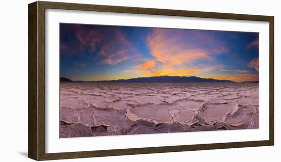 Usa, California, Death Valley National Park, Badwater Basin, Lowest Point in North America-Alan Copson-Framed Photographic Print