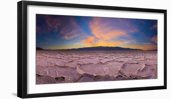 Usa, California, Death Valley National Park, Badwater Basin, Lowest Point in North America-Alan Copson-Framed Photographic Print