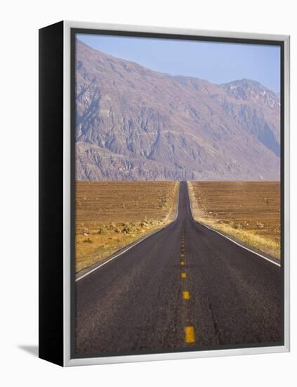 USA, California, Death Valley National Park, Badwater Road Landscape-Walter Bibikow-Framed Premier Image Canvas