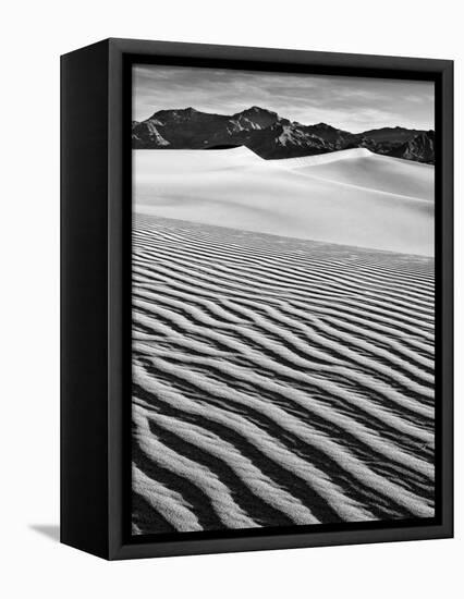 USA, California, Death Valley National Park, Early Morning Sun Hits Mesquite Flat Dunes-Ann Collins-Framed Premier Image Canvas