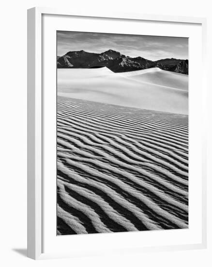 USA, California, Death Valley National Park, Early Morning Sun Hits Mesquite Flat Dunes-Ann Collins-Framed Photographic Print