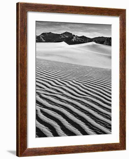 USA, California, Death Valley National Park, Early Morning Sun Hits Mesquite Flat Dunes-Ann Collins-Framed Photographic Print