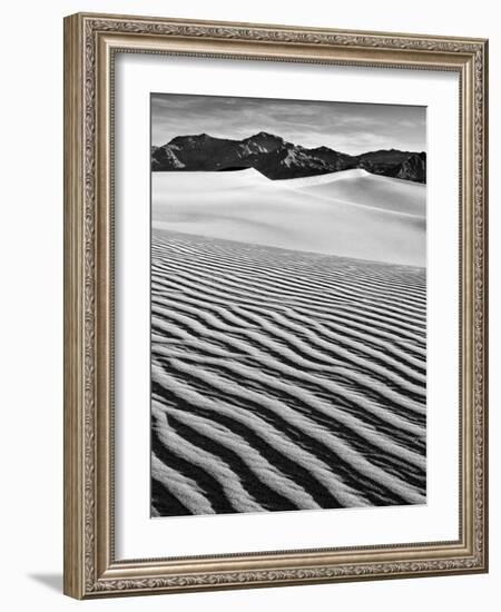 USA, California, Death Valley National Park, Early Morning Sun Hits Mesquite Flat Dunes-Ann Collins-Framed Photographic Print