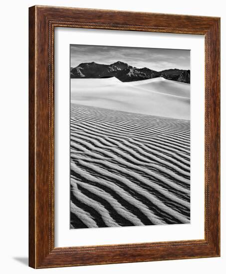 USA, California, Death Valley National Park, Early Morning Sun Hits Mesquite Flat Dunes-Ann Collins-Framed Photographic Print