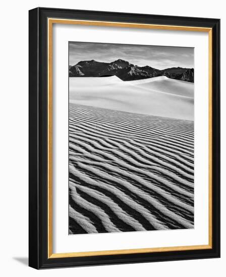 USA, California, Death Valley National Park, Early Morning Sun Hits Mesquite Flat Dunes-Ann Collins-Framed Photographic Print