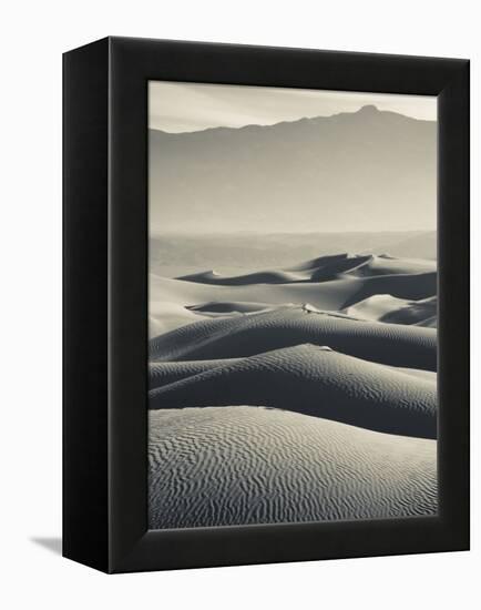 USA, California, Death Valley National Park, Mesquite Flat Sand Dunes-Walter Bibikow-Framed Premier Image Canvas