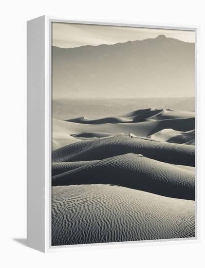 USA, California, Death Valley National Park, Mesquite Flat Sand Dunes-Walter Bibikow-Framed Premier Image Canvas