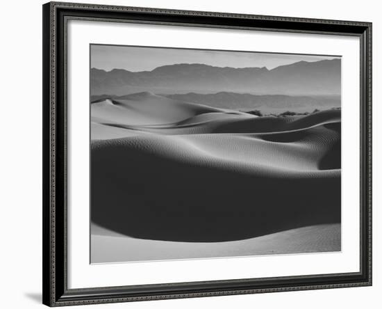 USA, California, Death Valley National Park, Mesquite Flat Sand Dunes-Walter Bibikow-Framed Photographic Print