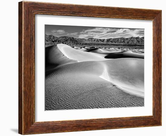 USA, California, Death Valley National Park, Morning Sun Hits Mesquite Flat Dunes-Ann Collins-Framed Photographic Print