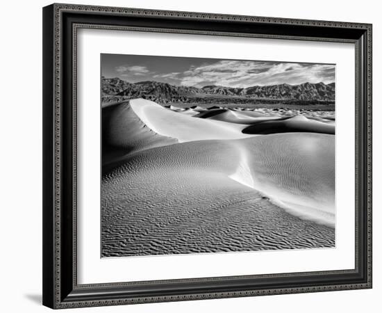 USA, California, Death Valley National Park, Morning Sun Hits Mesquite Flat Dunes-Ann Collins-Framed Photographic Print