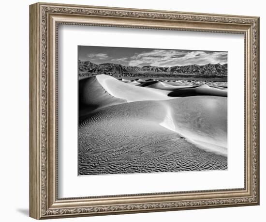 USA, California, Death Valley National Park, Morning Sun Hits Mesquite Flat Dunes-Ann Collins-Framed Photographic Print