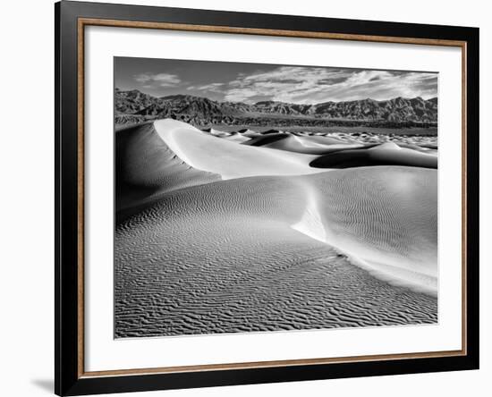 USA, California, Death Valley National Park, Morning Sun Hits Mesquite Flat Dunes-Ann Collins-Framed Photographic Print