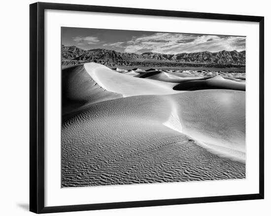 USA, California, Death Valley National Park, Morning Sun Hits Mesquite Flat Dunes-Ann Collins-Framed Photographic Print